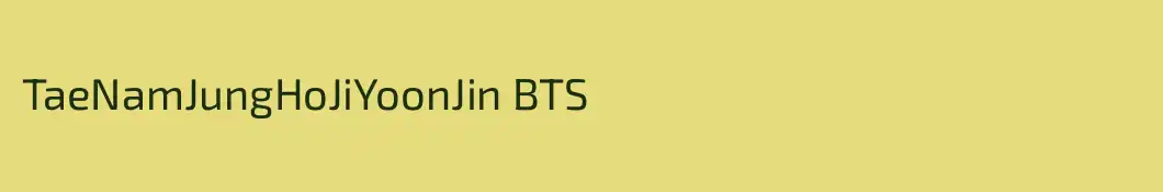 TaeNamJungHoJiYoonJin BTS